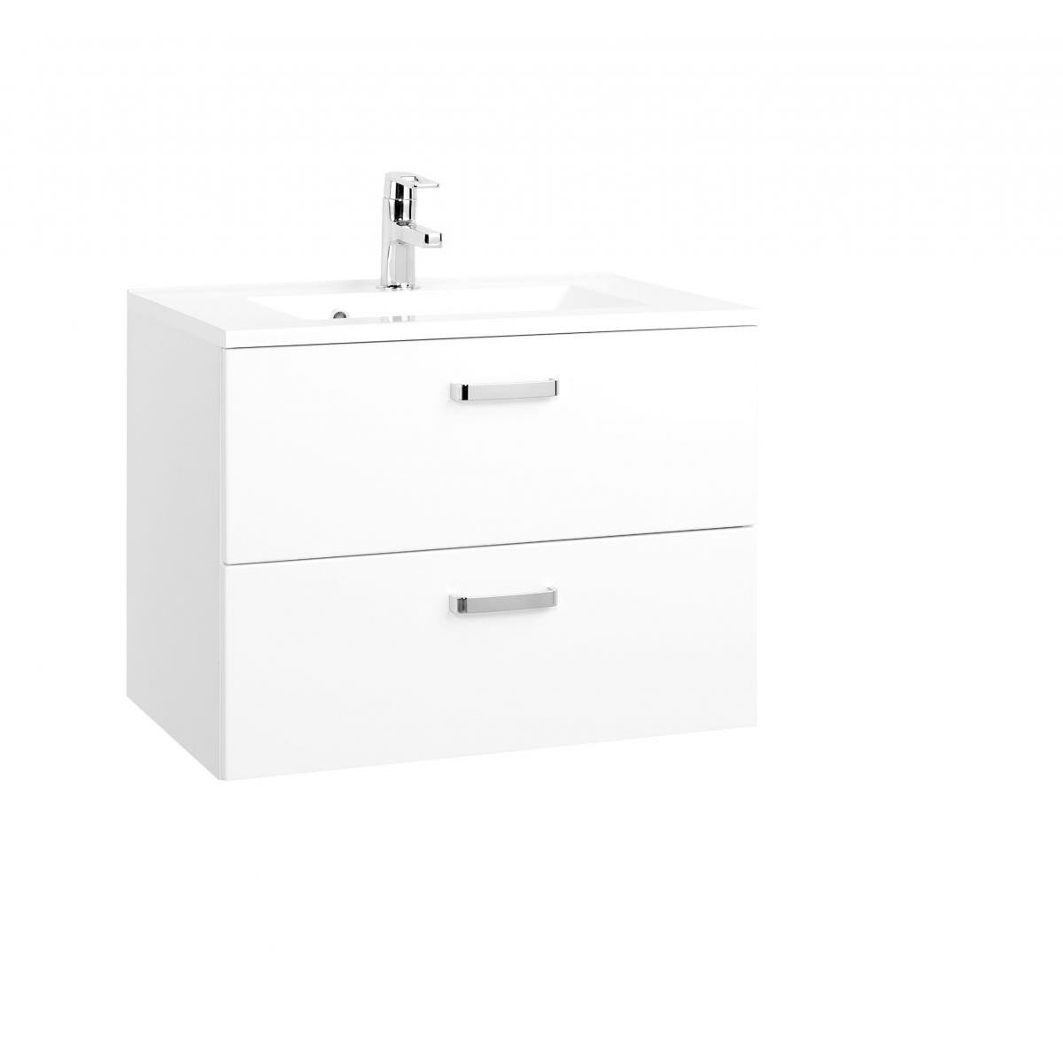 HELD Waschtisch 70 weiß Hochglanz 2Ausz&uumlge