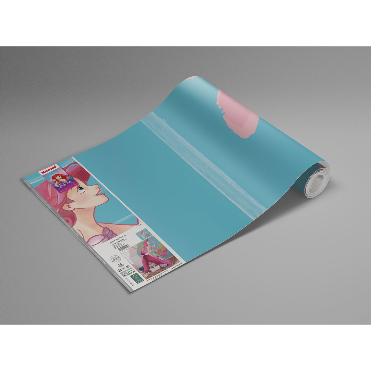 Komar  Vlies Fototapete Ariel Little Friends 250x250 cm Bild 4