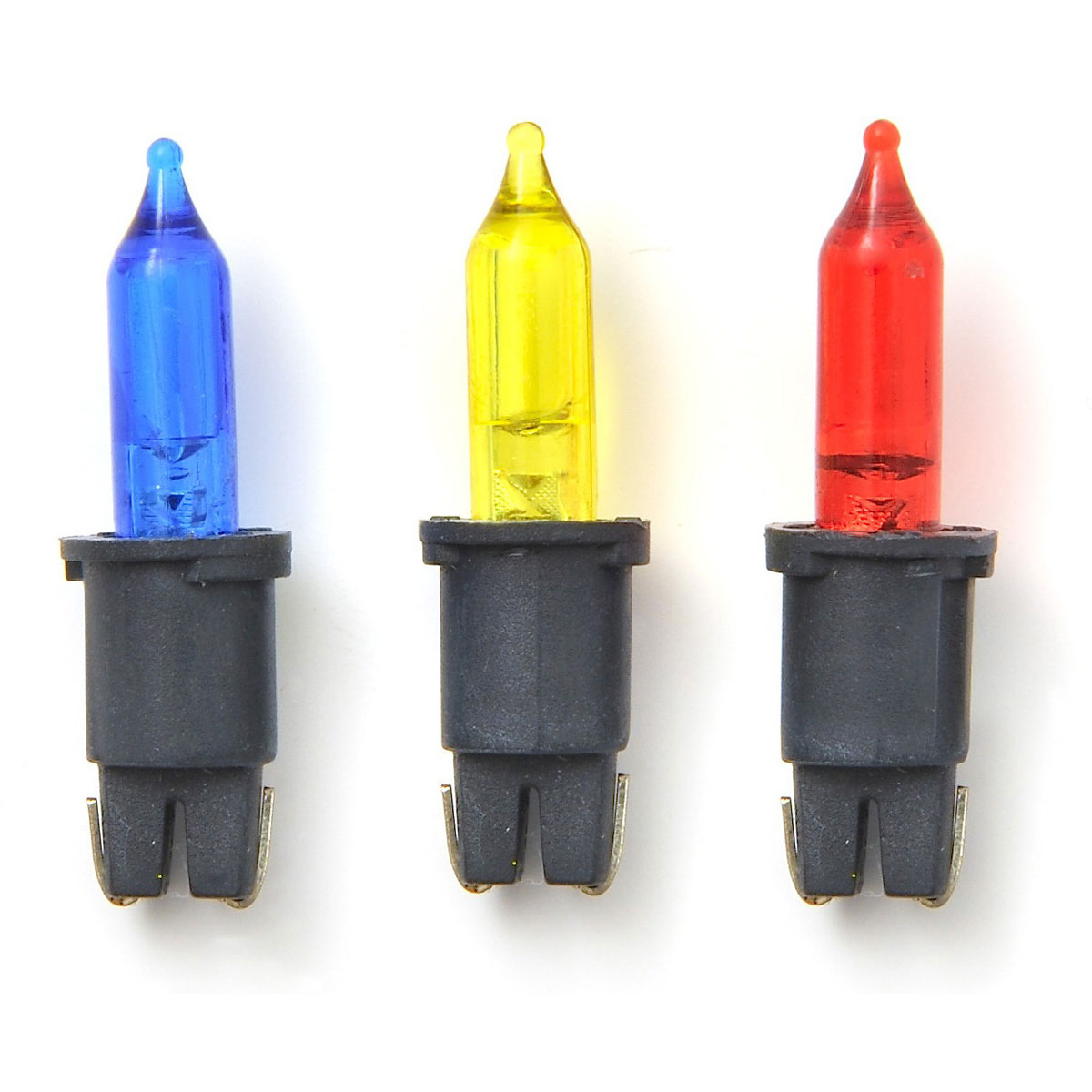 Konstsmide LED-Ersatzbirne Steckfassung grün 3 Stück rot/ gelb/ blau