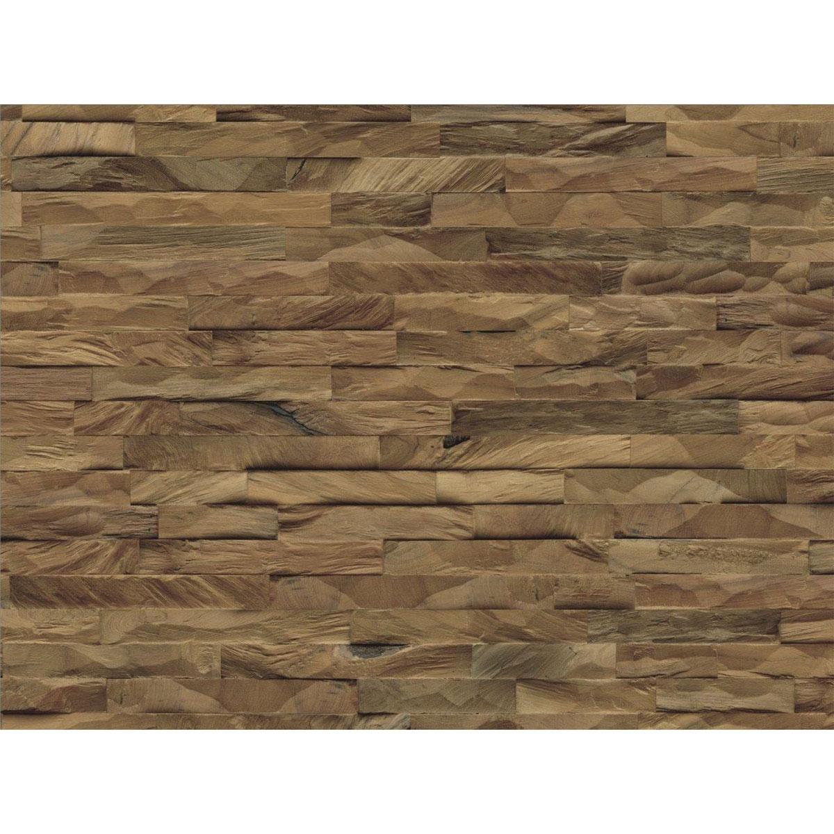 Indo Wandverkleidung Teak Diamond Natur 11er-Set