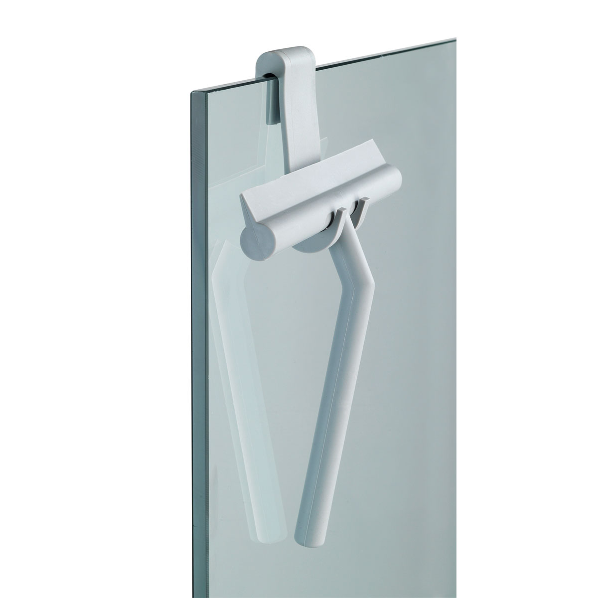 Wenko  Badezimmerwischer Silikon Mola Grau Bild 3