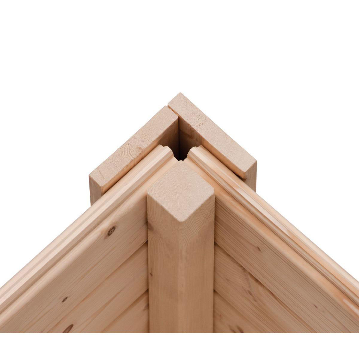 Karibu Sauna Norin Fronteinstieg ohne Zubehör ohne Kranz Energiespartür Bild 11