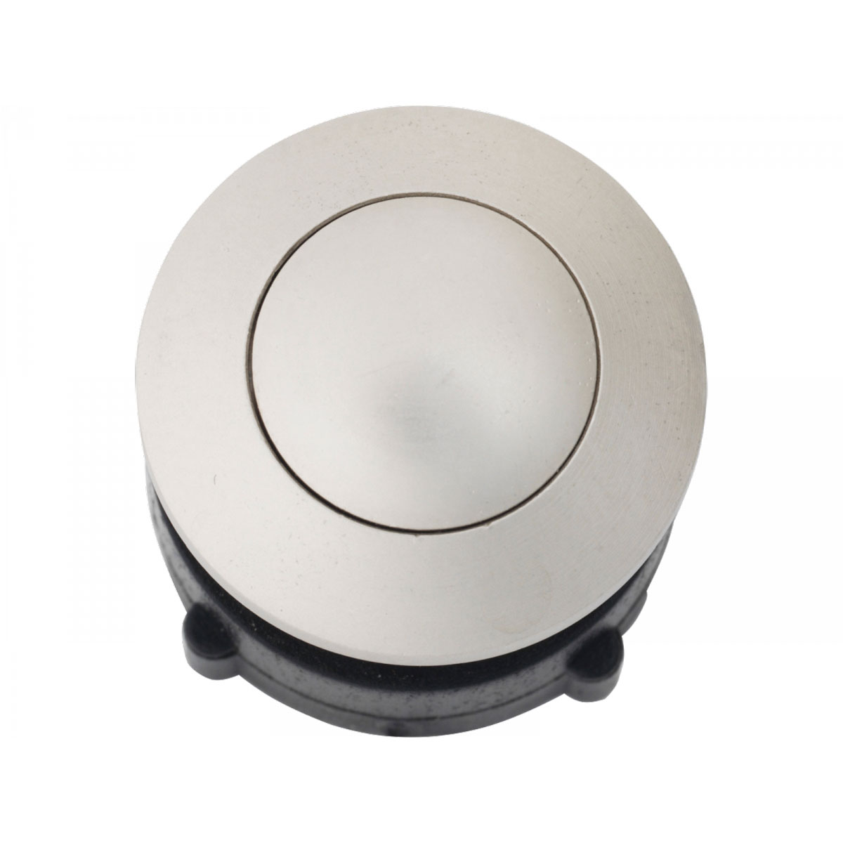 Klingelkontaktflach Messing-vernickelt