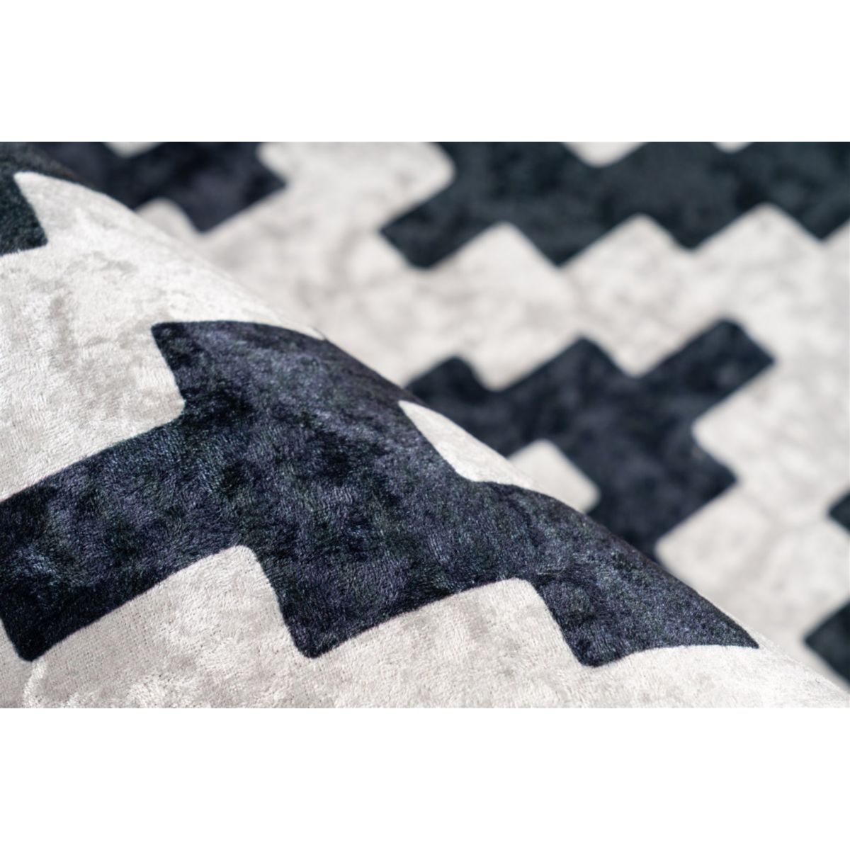 Sally 225 Schwarz / Weiß 80cm x 150cm Bild 3