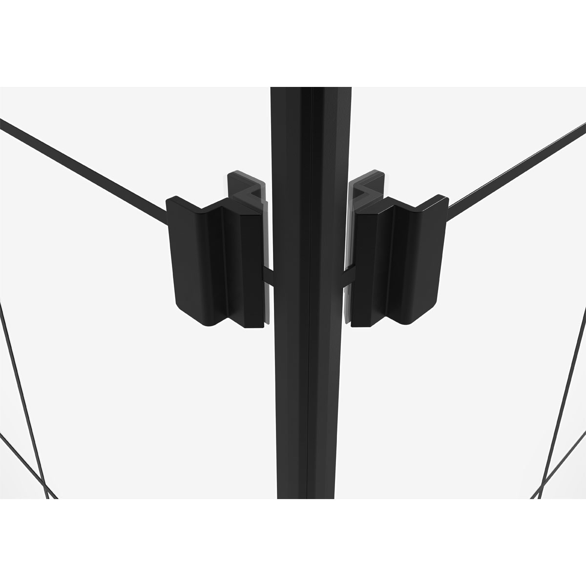 Aurlane Glasdusche Black Galaxy 90 x 200 x 90 cm Bild 4