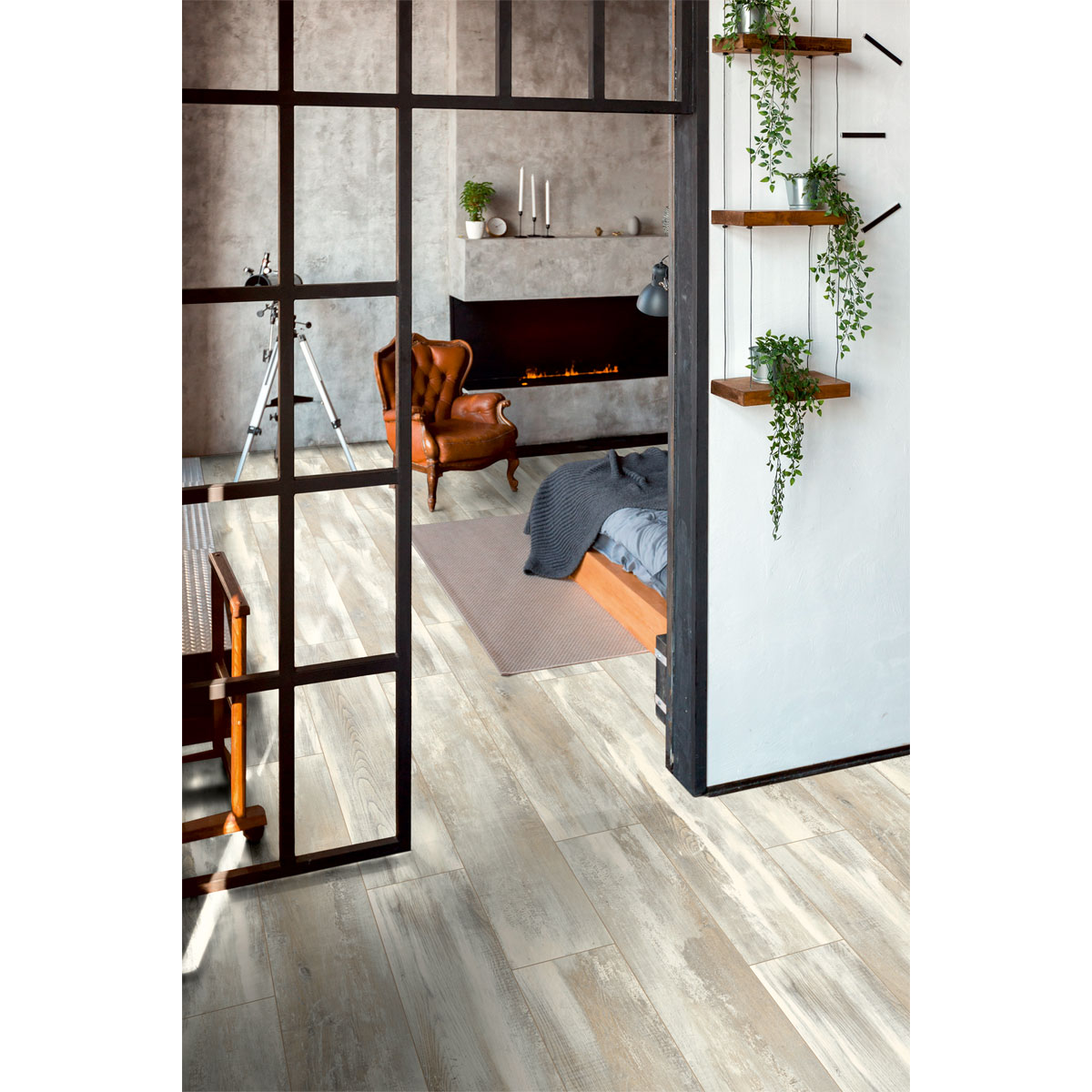 Ambiente Laminatboden 4V Landhauseiche Vintage D4754 1380x244x8 mm Bild 7