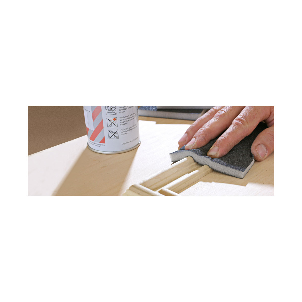 kwb  Schleifschwamm Holz und Metall mittel Bild 4