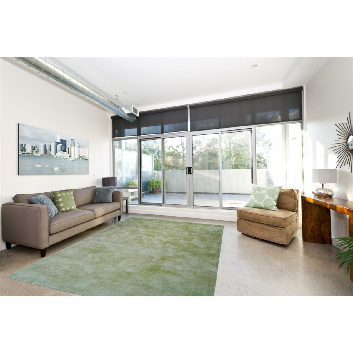 Kurzflorteppich „Luxury 110“ Edelgrün, 80x150cm Bild 5