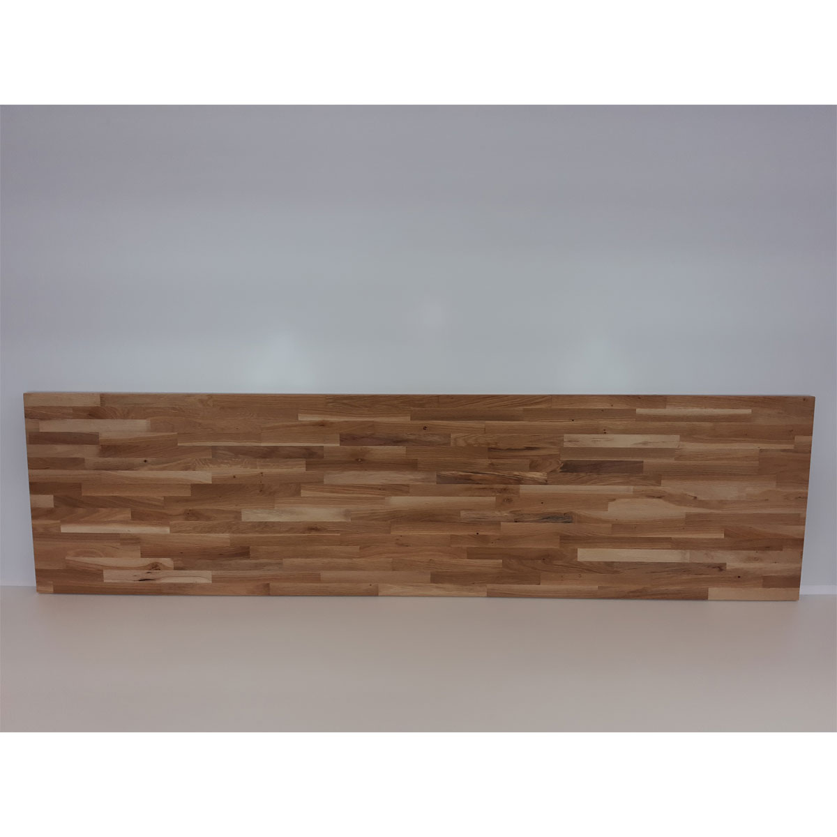 Massivholz-Arbeitsplatte Eiche geölt 240 x 63,5 x 2,7 cm Bild 2