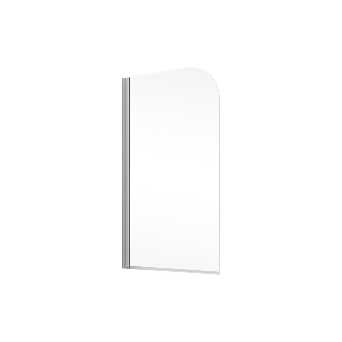 Schulte Badewannenfaltwand Komfort 140 x 80 cm Echtglas grau