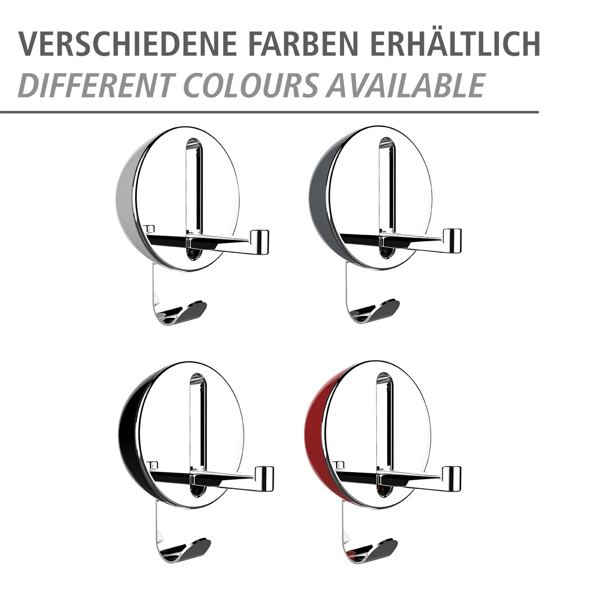 Wenko  Klapphaken Premium Delta Polarweiß Bild 6