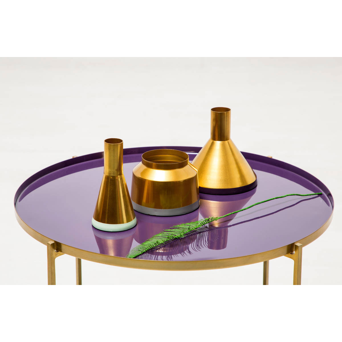 Vasen „Culture 140“, 3er-Set, gold/Mint/pflaume/grau Bild 2