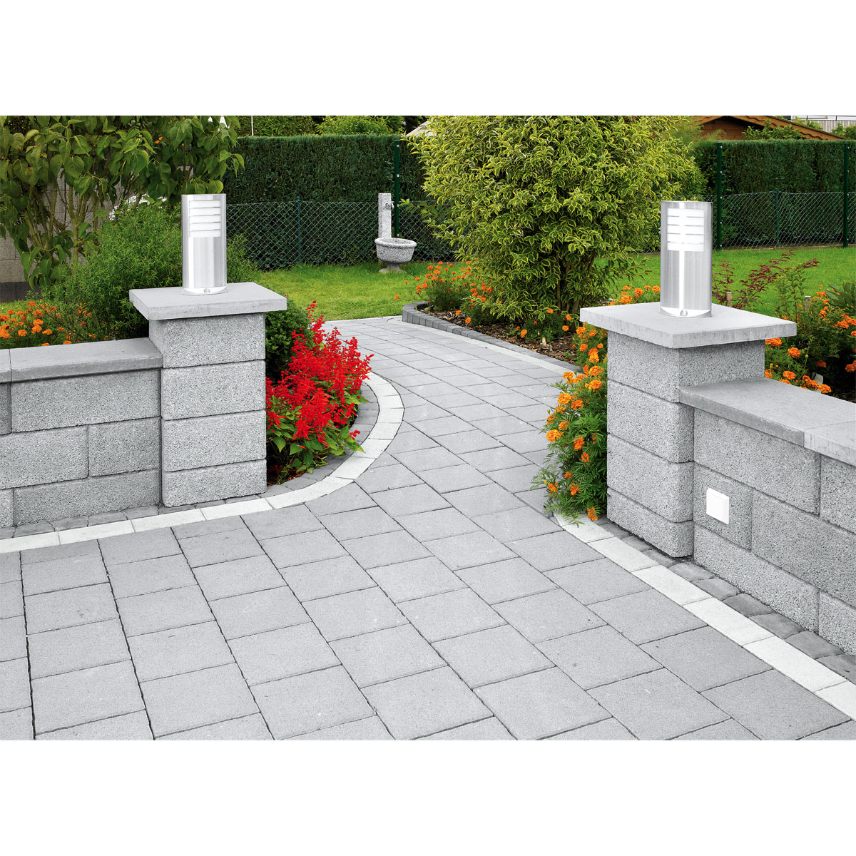 Lusit  Mauerabdeckung Bellamur Oberfläche glatt Grau Bild 3