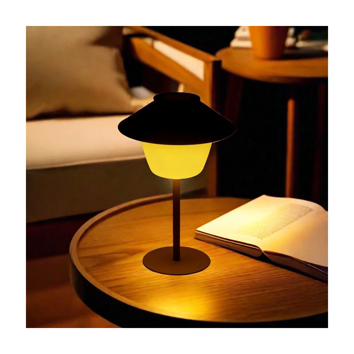 Flector Garten LED Solar Tischleuchte terracotta Bild 4