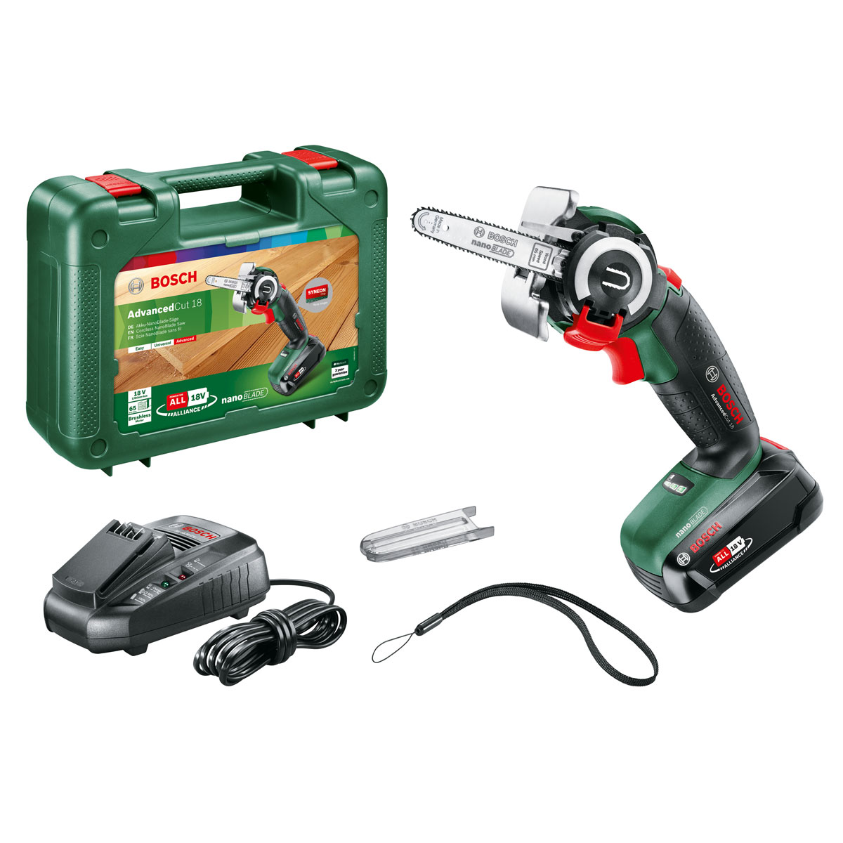 Bosch   Akku-Säbelsäge-Set Advanced Cut 18 4-teilig