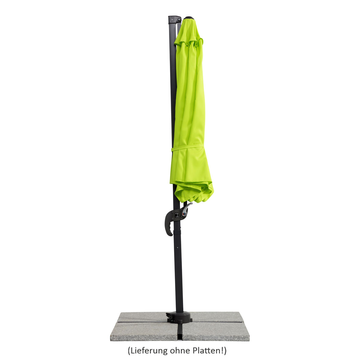 Schneider Schirme Ampelschirm Rhodos Junior Durchmesser 300 cm apfelgrün Bild 5