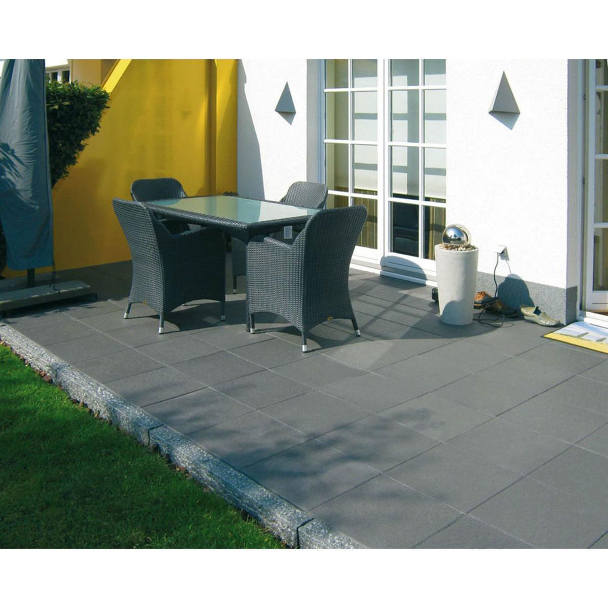 Diephaus  Terrassenplatte No.1 Diamant 40 x 40 x 4 cm Schwarz-basalt Bild 3