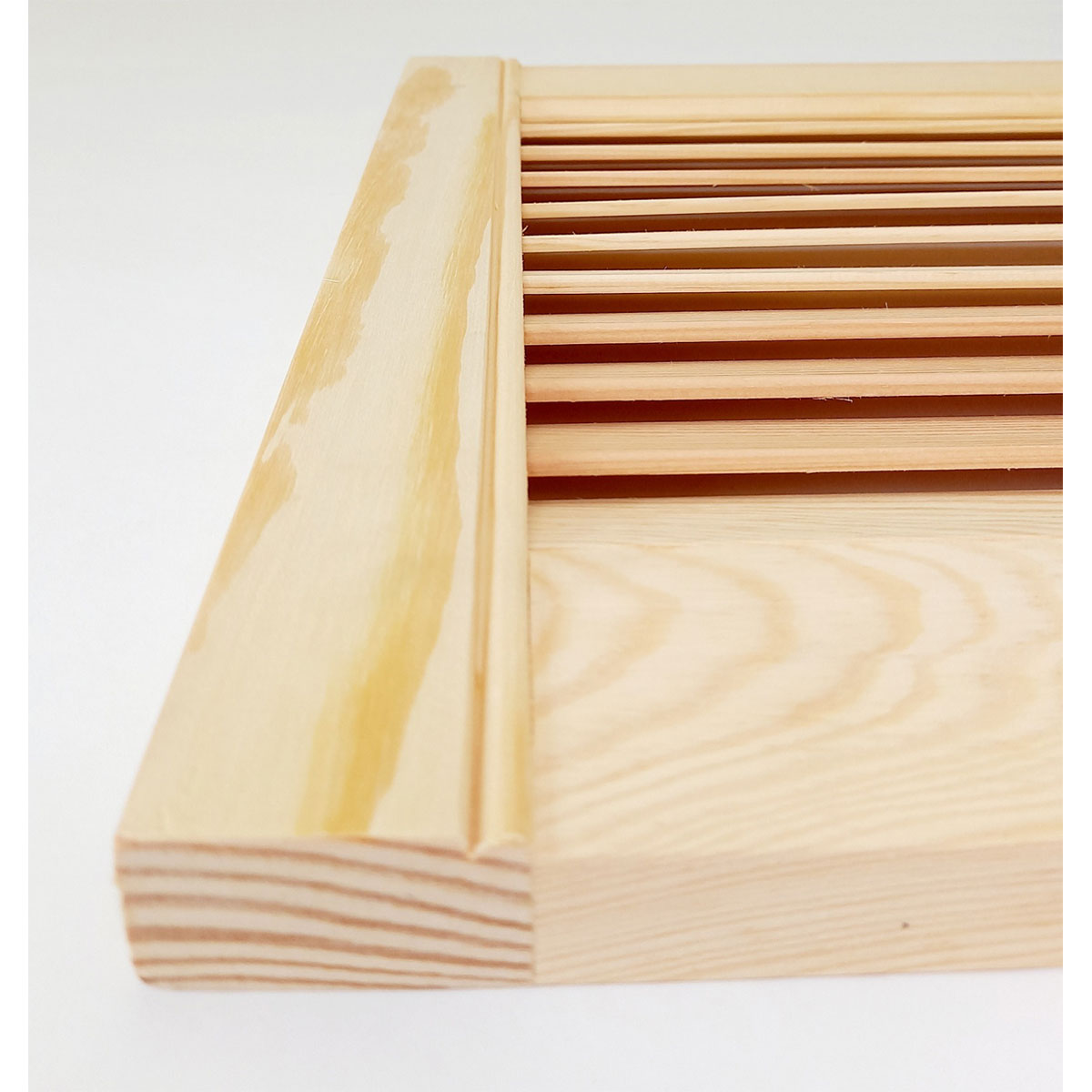Lamellentür Kiefer natur 61,5 x 59,4 x 2 cm Bild 2