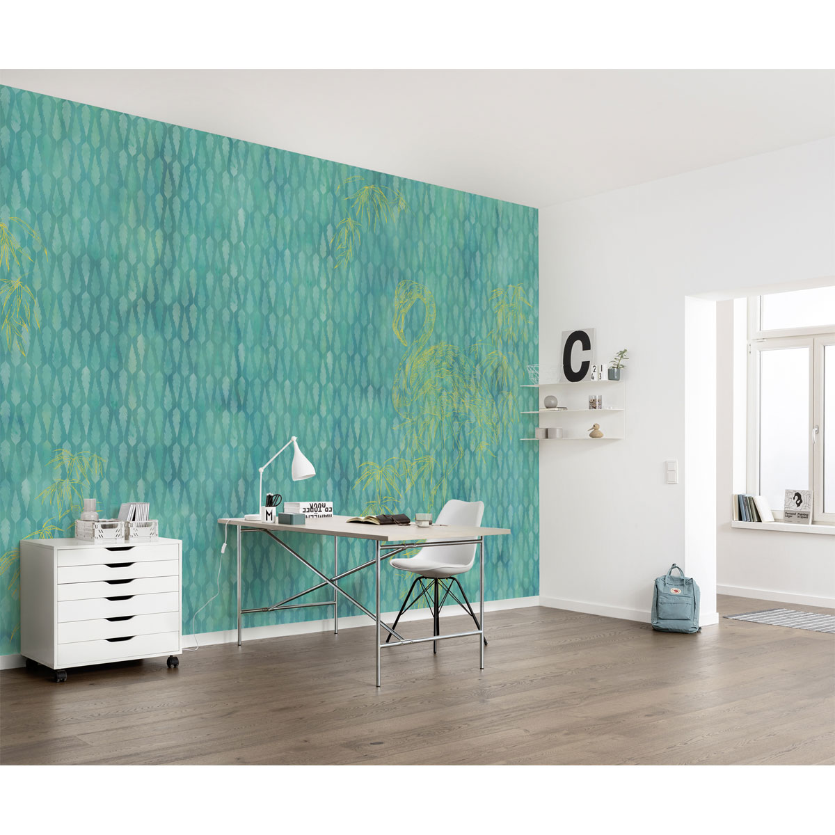 Komar  Vlies Fototapete Wild Flamingo 400x250 cm