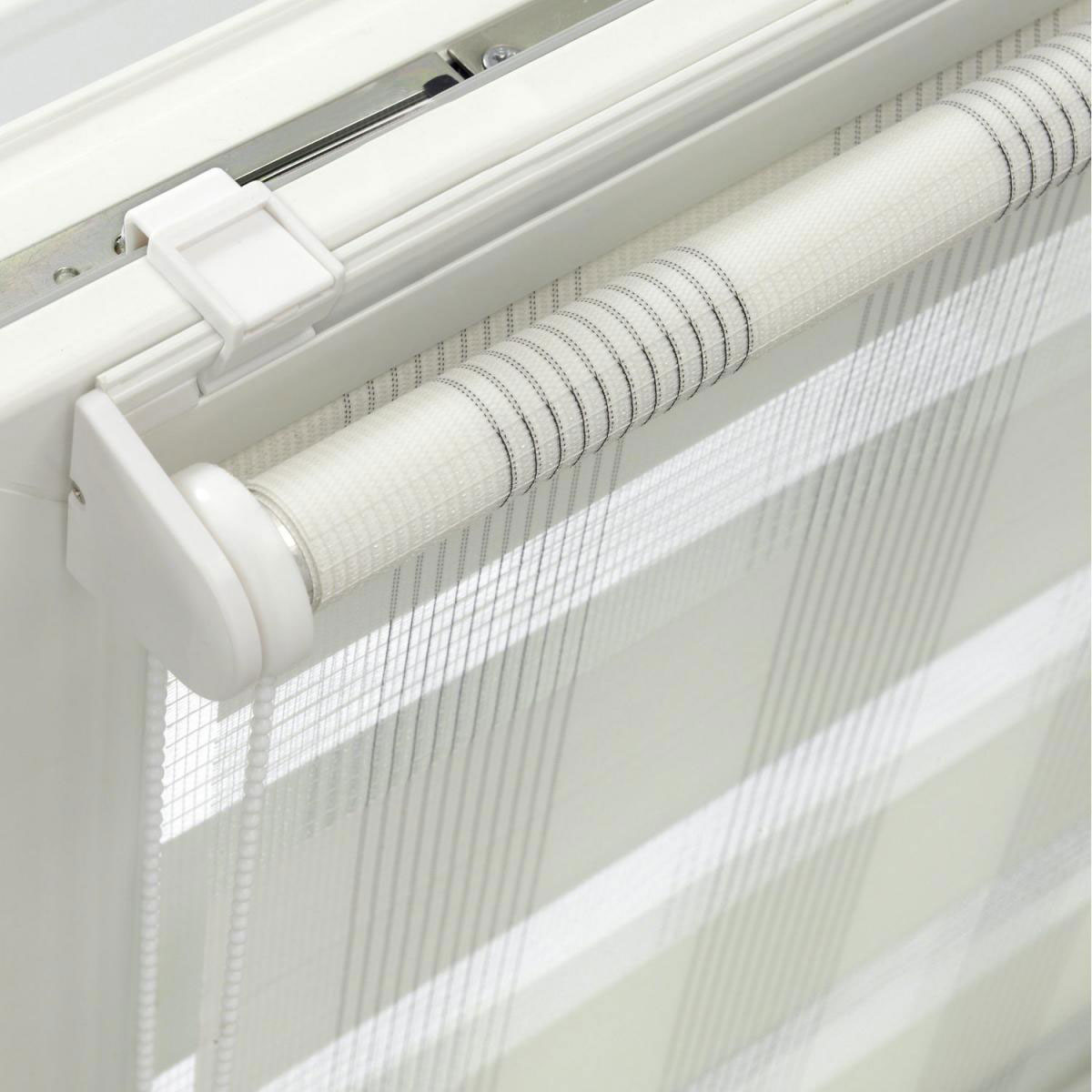 Gardinia EasyFix Rollo Karo 45 x 150 cm weiß Bild 4