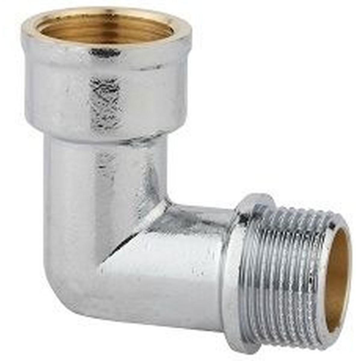 Kirchhoff 90-Winkel ½ IG x ½ AG verchromt