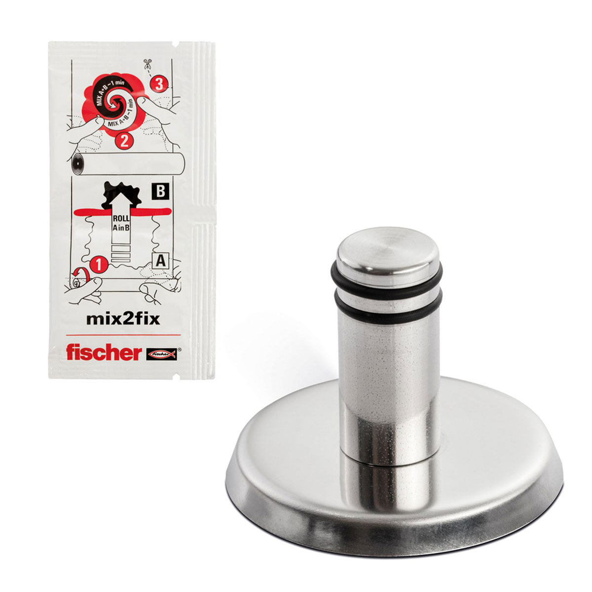 Fischer Designhaken Ganz ohne Werkzeug max 10kg