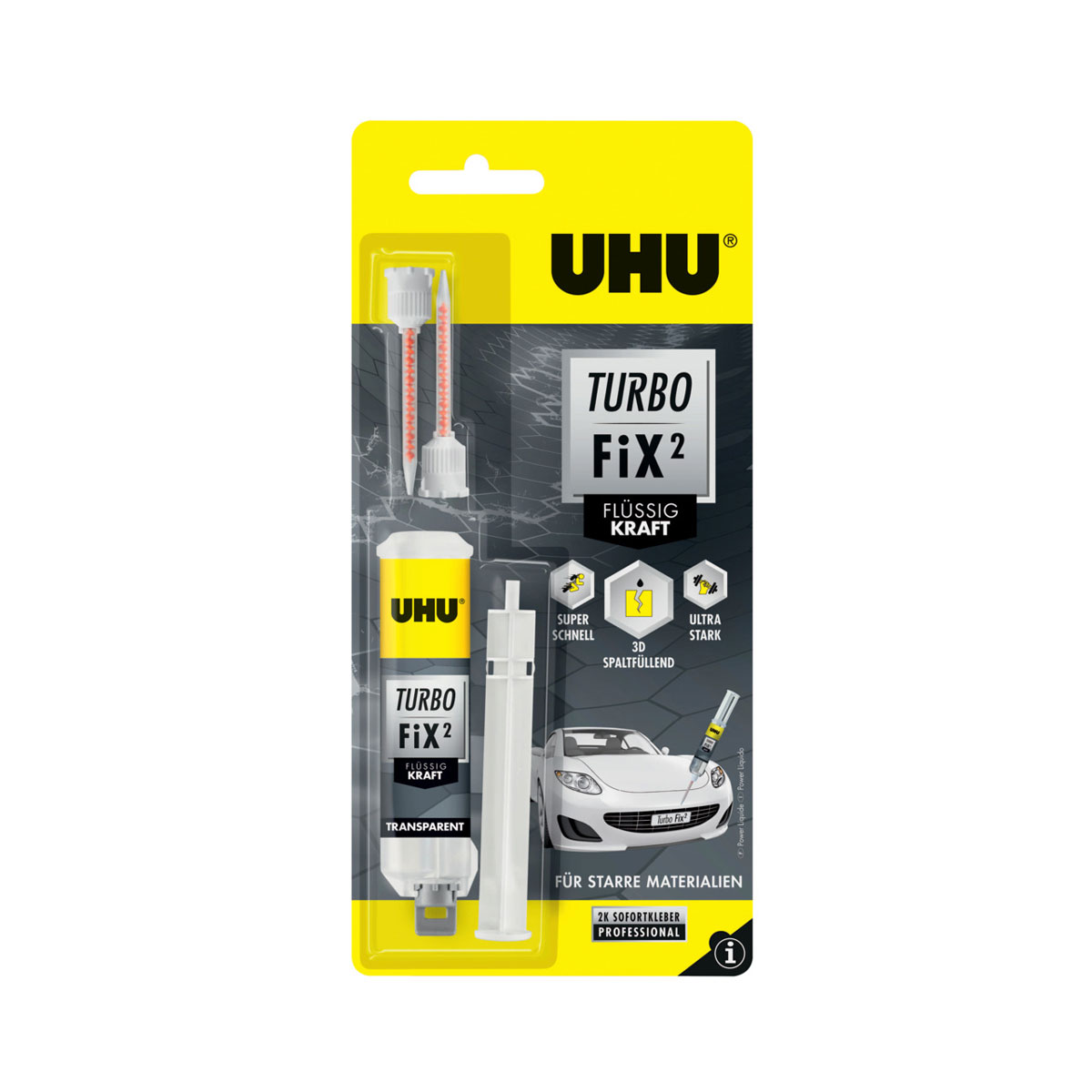 UHU  Zwei-Komponenten-Klebstoff Turbo Fix Kraft 10 g Bild 2