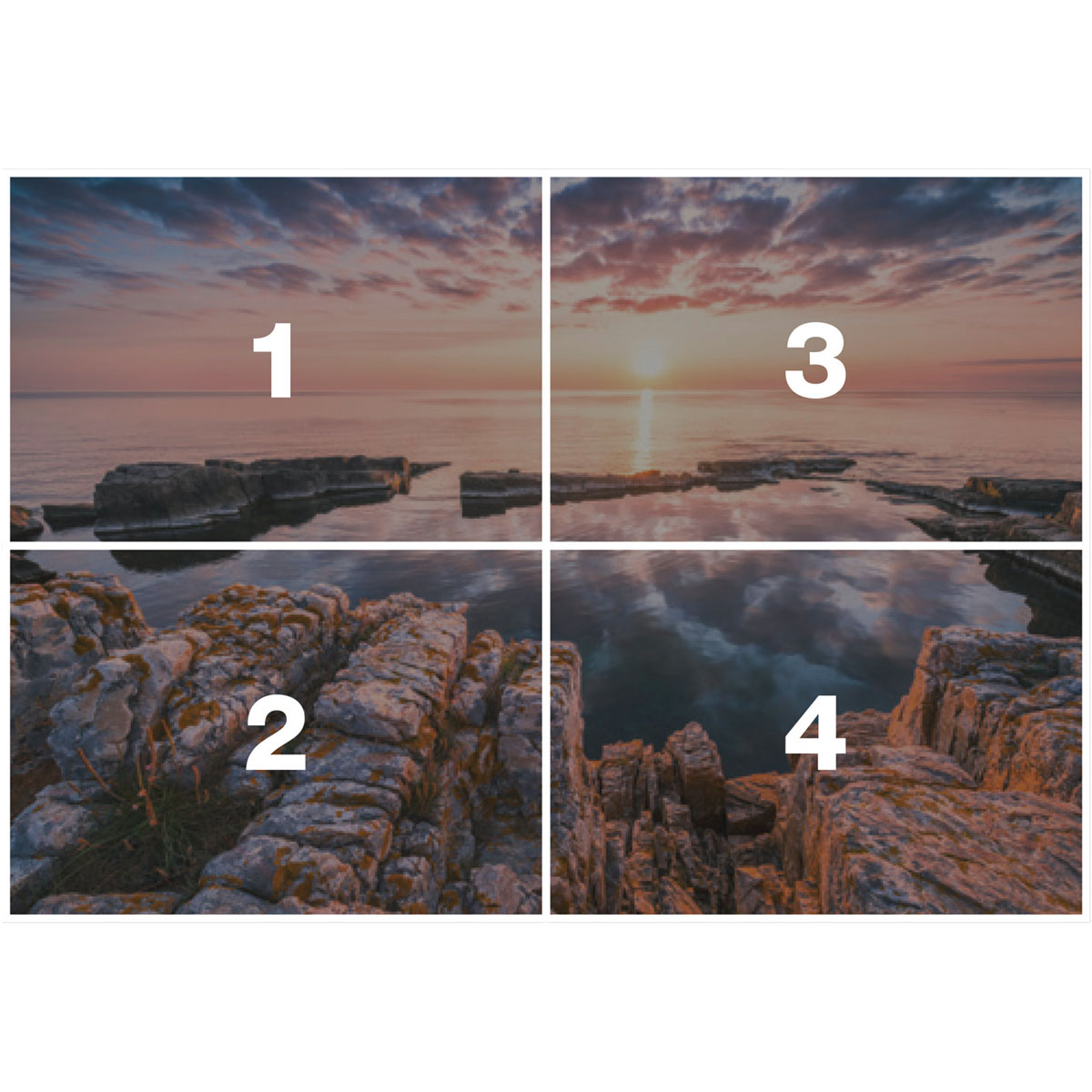 Komar  Vlies Fototapete Spiegelküste 368x248 cm Bild 3