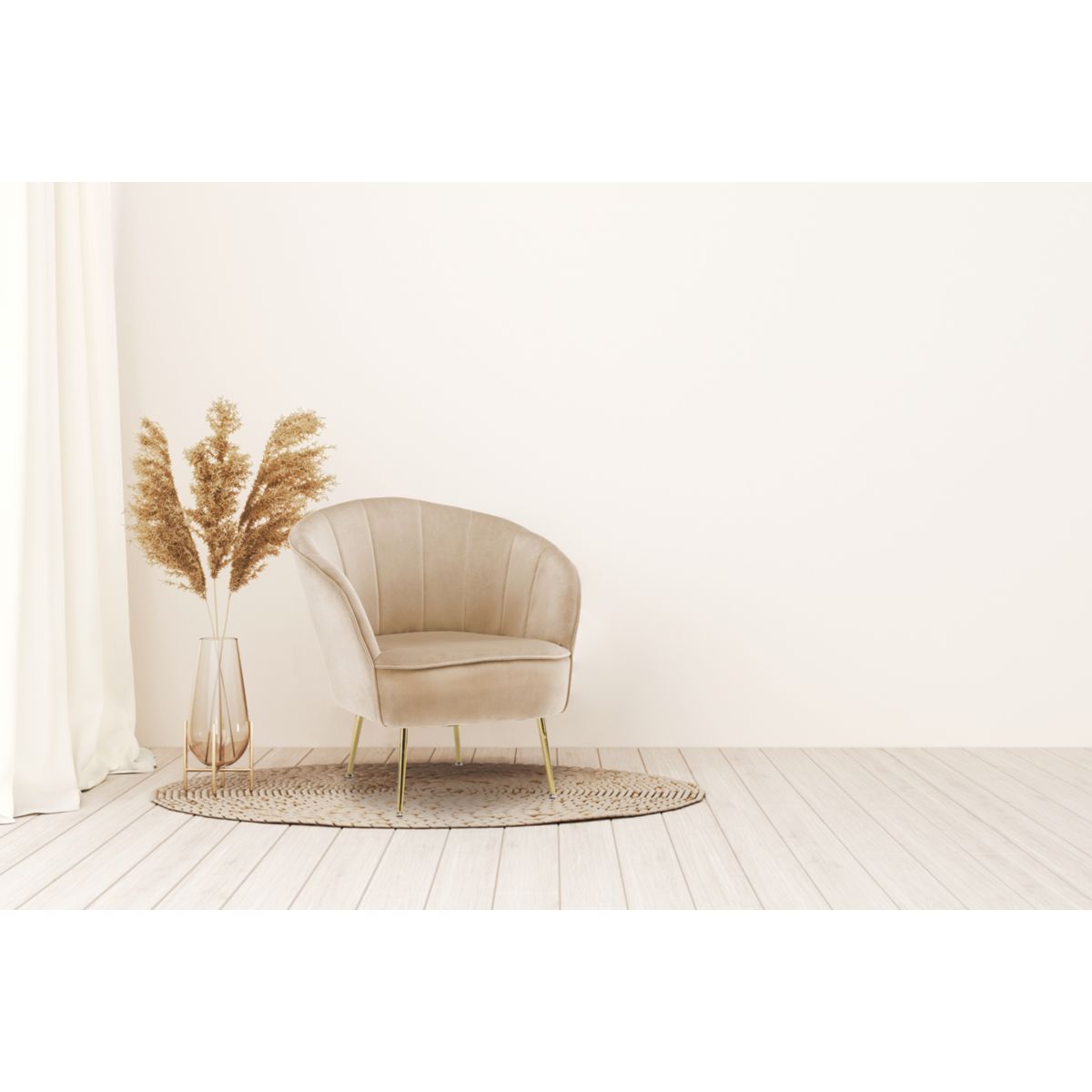 Sessel Loulan 125 creme Bild 5