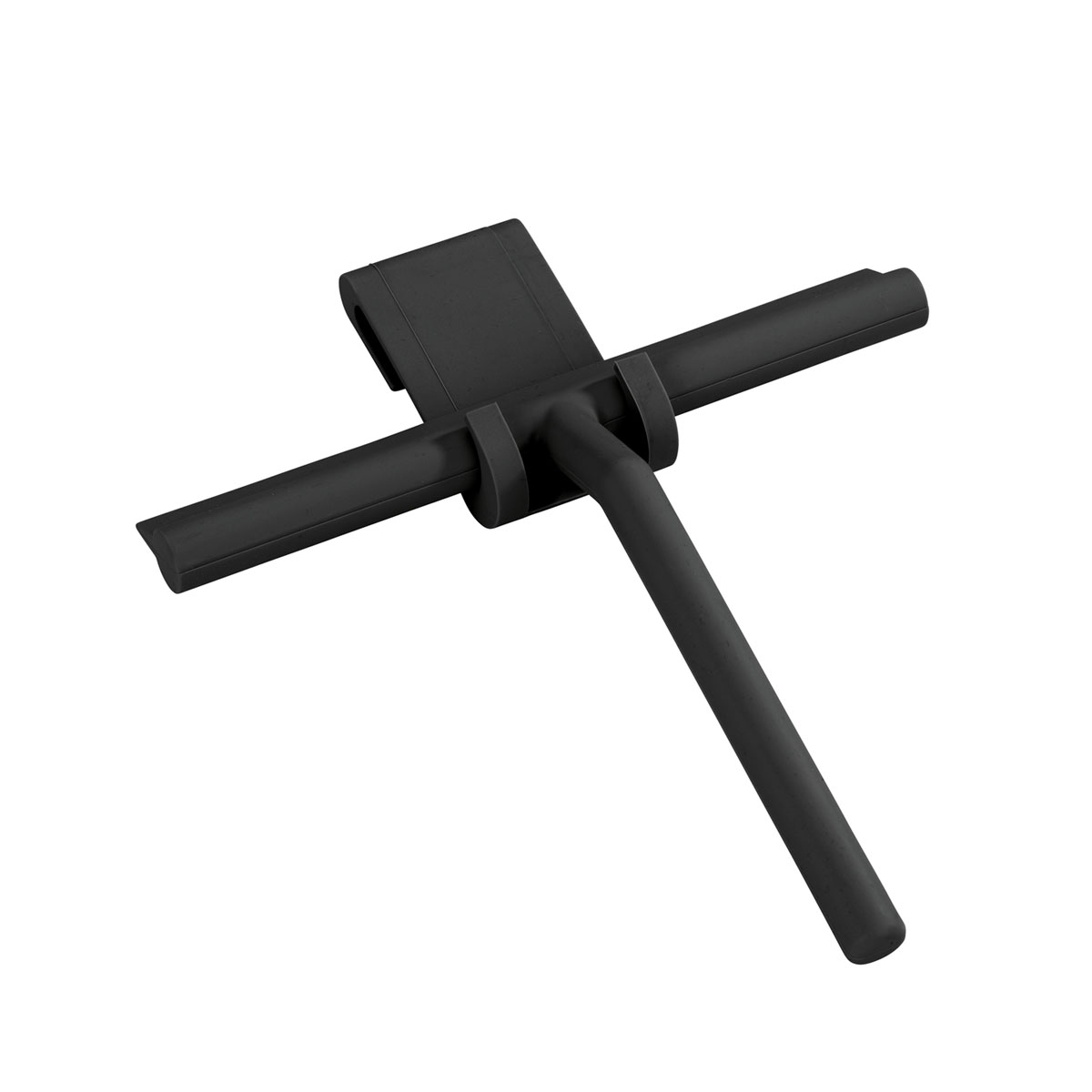 Wenko  Badezimmerwischer Silikon Mola Schwarz Bild 2