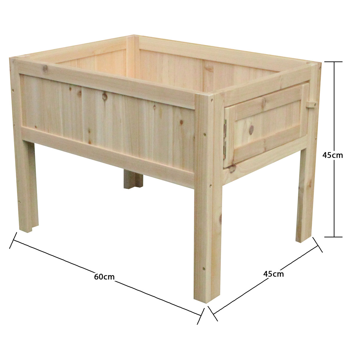 Coemo  Hochbeet Peter für Kinder mit Schaufenster Bild 2