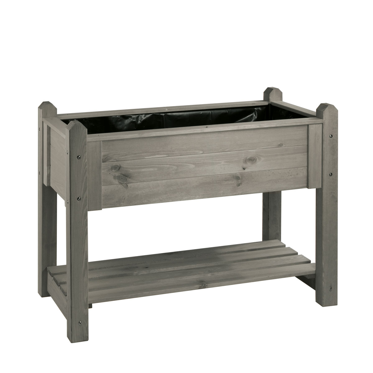 Wilk Rattan-Balkonkasten 98x25x34 cm, Kunststoff Bild 1