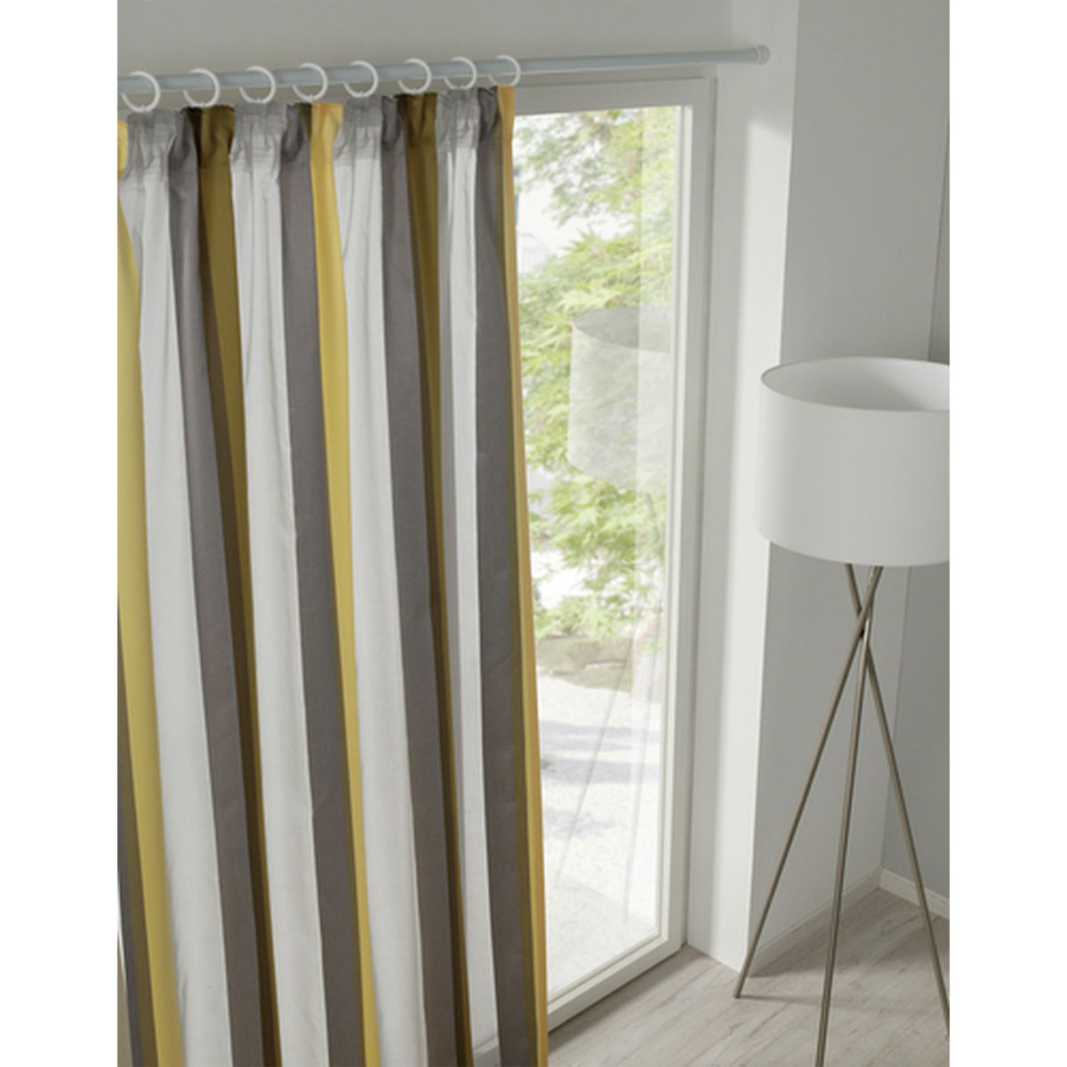 Gardinia Spannstange Durchmesser 23/26 mm 80-130 cm weiß Bild 7