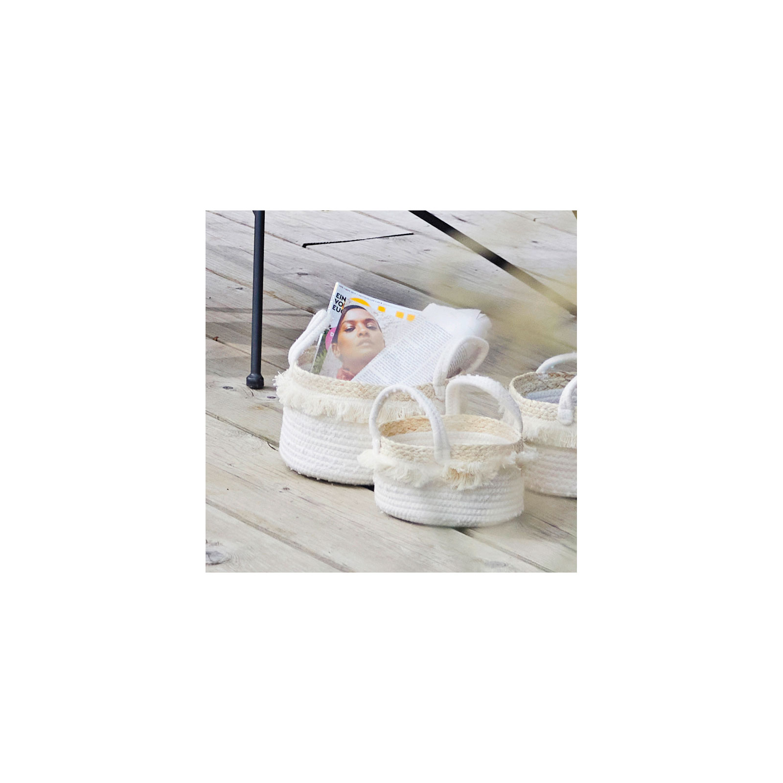 Dekokorb groß mit Henkel