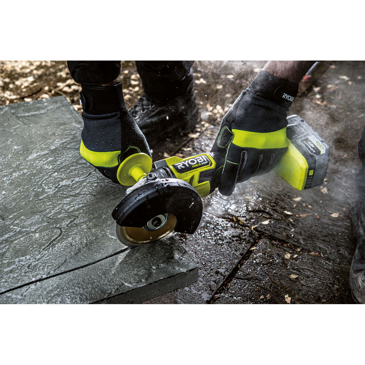 Ryobi  Akku-Winkelschleifer RAG18X-0 ohne Akku und Ladegerät Bild 4