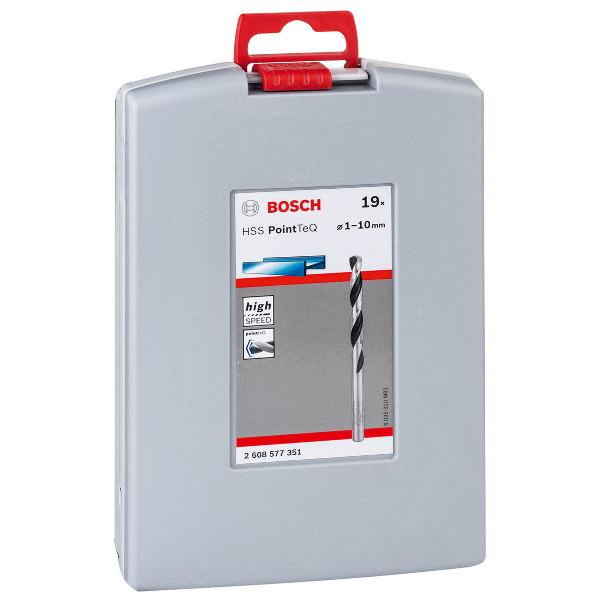 Bosch Professional  HSS-Spiralbohrer PointTeQ 19- teilig ProBox 1–10 mm Bild 2