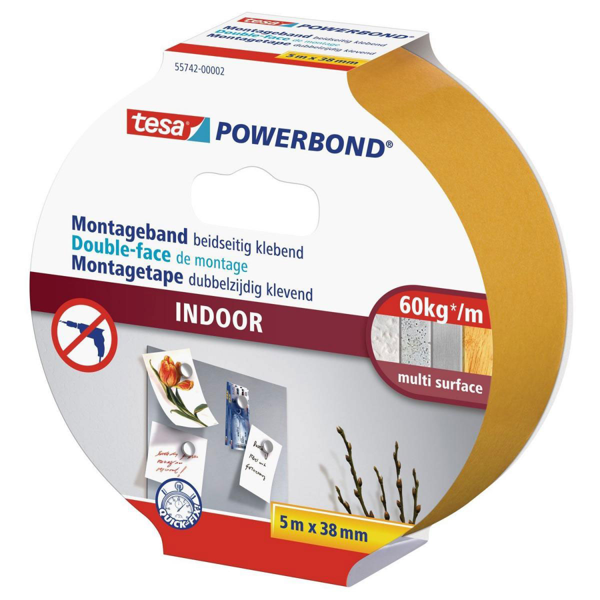 Tesa Powerbond 5mx38 mm Bild 2