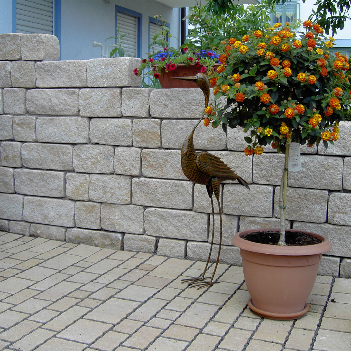 Diephaus  Mauerstein Cup-Mini Sandstein 15 x 16,5 x 15 cm Bild 2