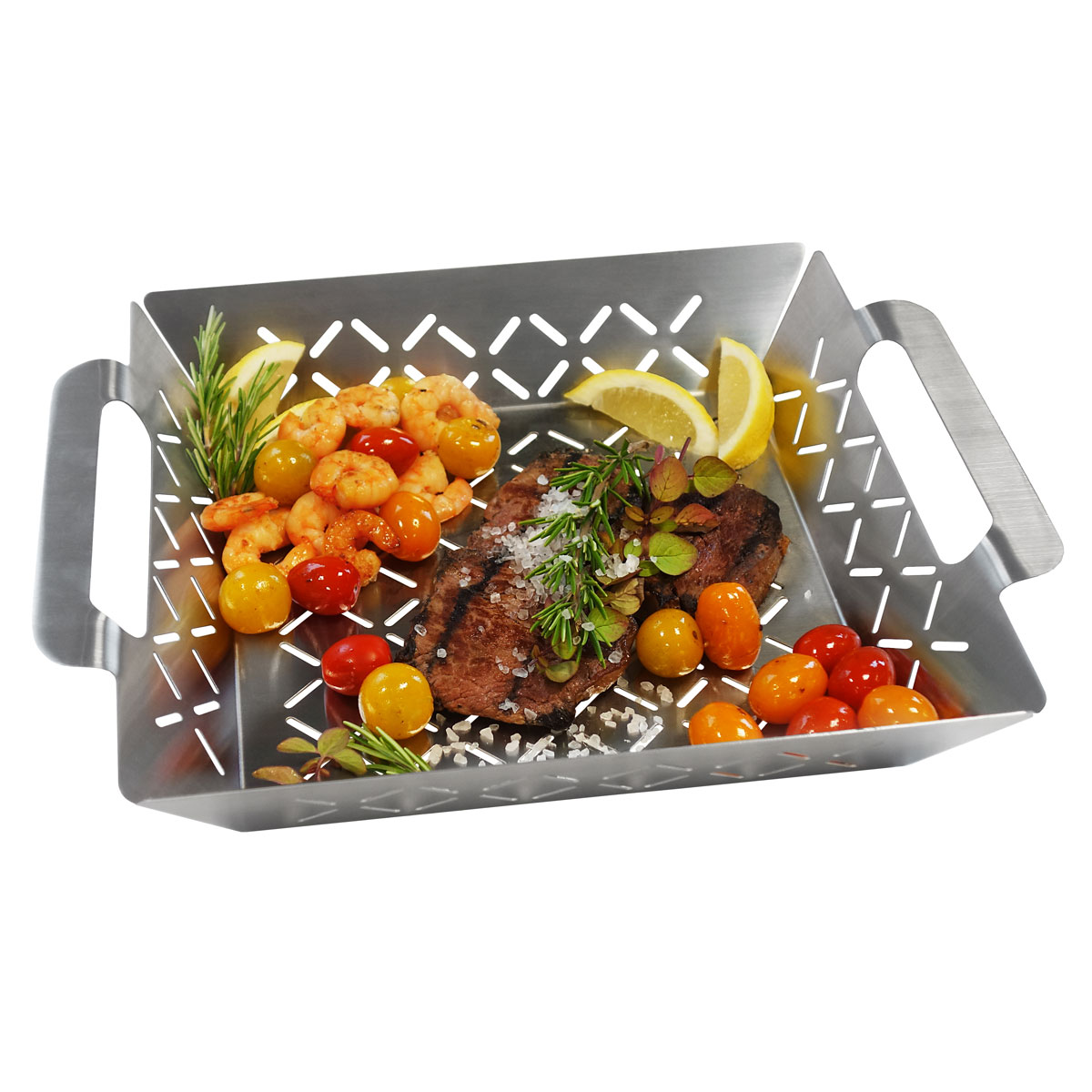 Grillkorb groß 35 x 29,5 x 6,5 cm Bild 2