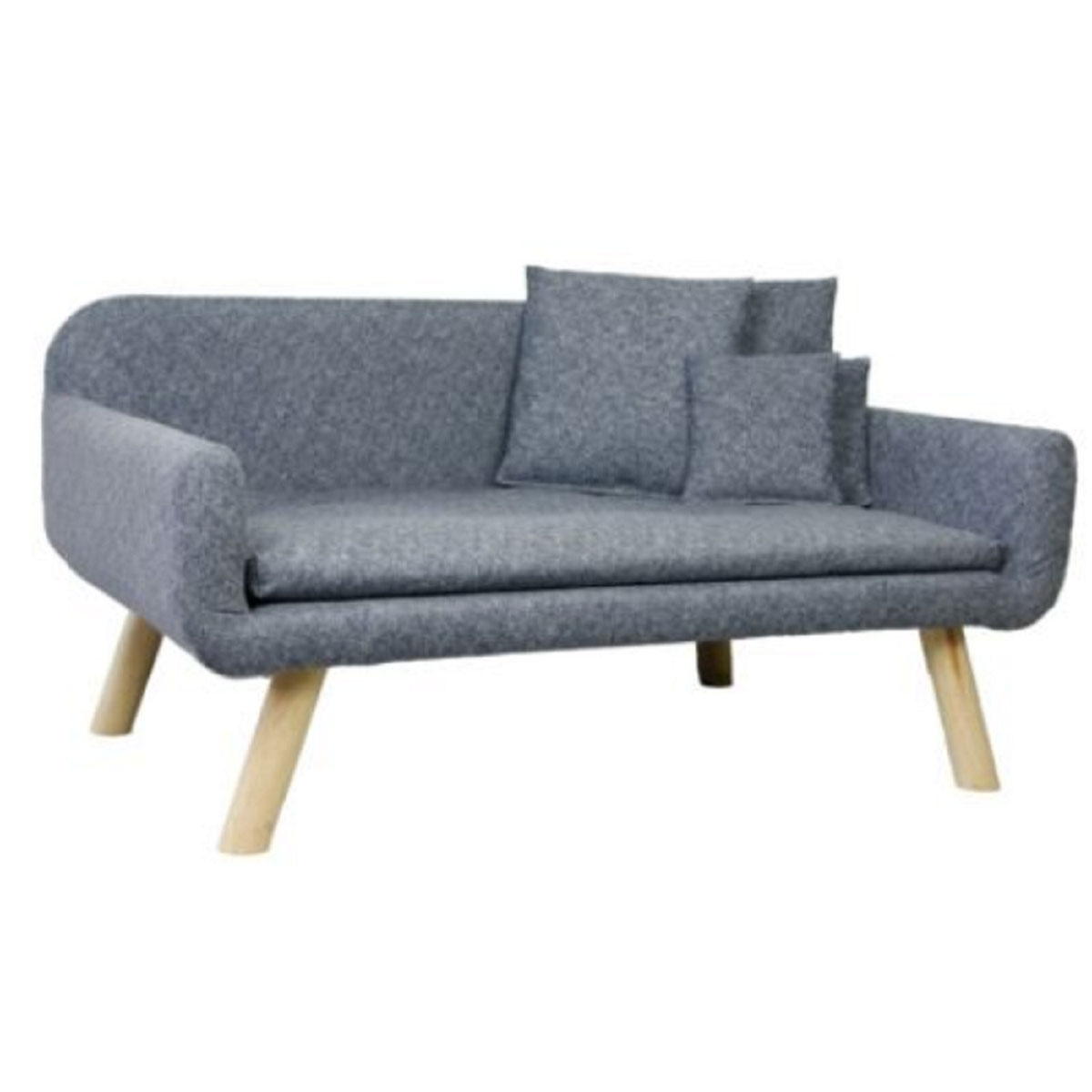 Rohrschneider Hundesofa „Cora“, grau