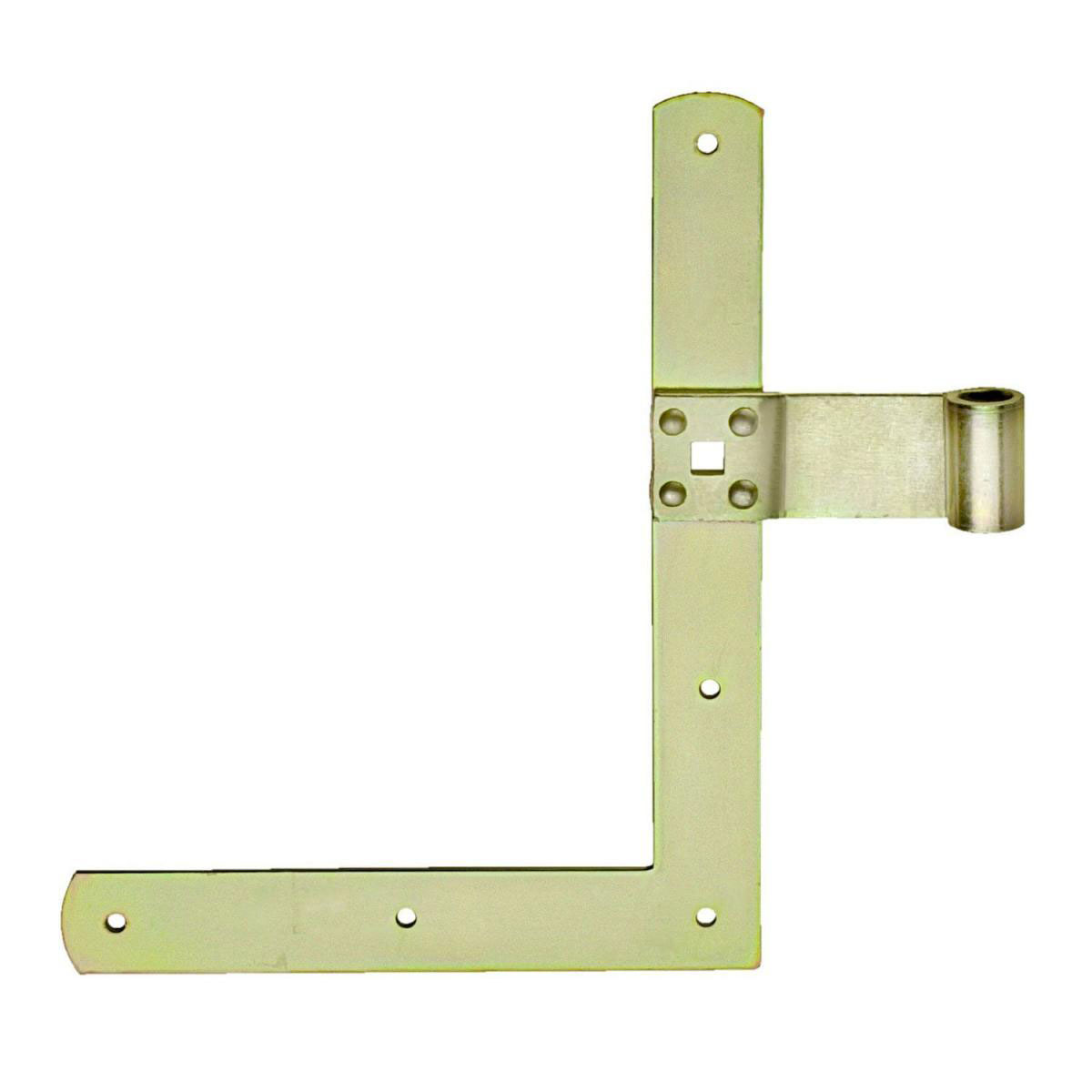 Connex Fensterwinkel 25 x 20 x 3 cm rechts verzinkt gelb