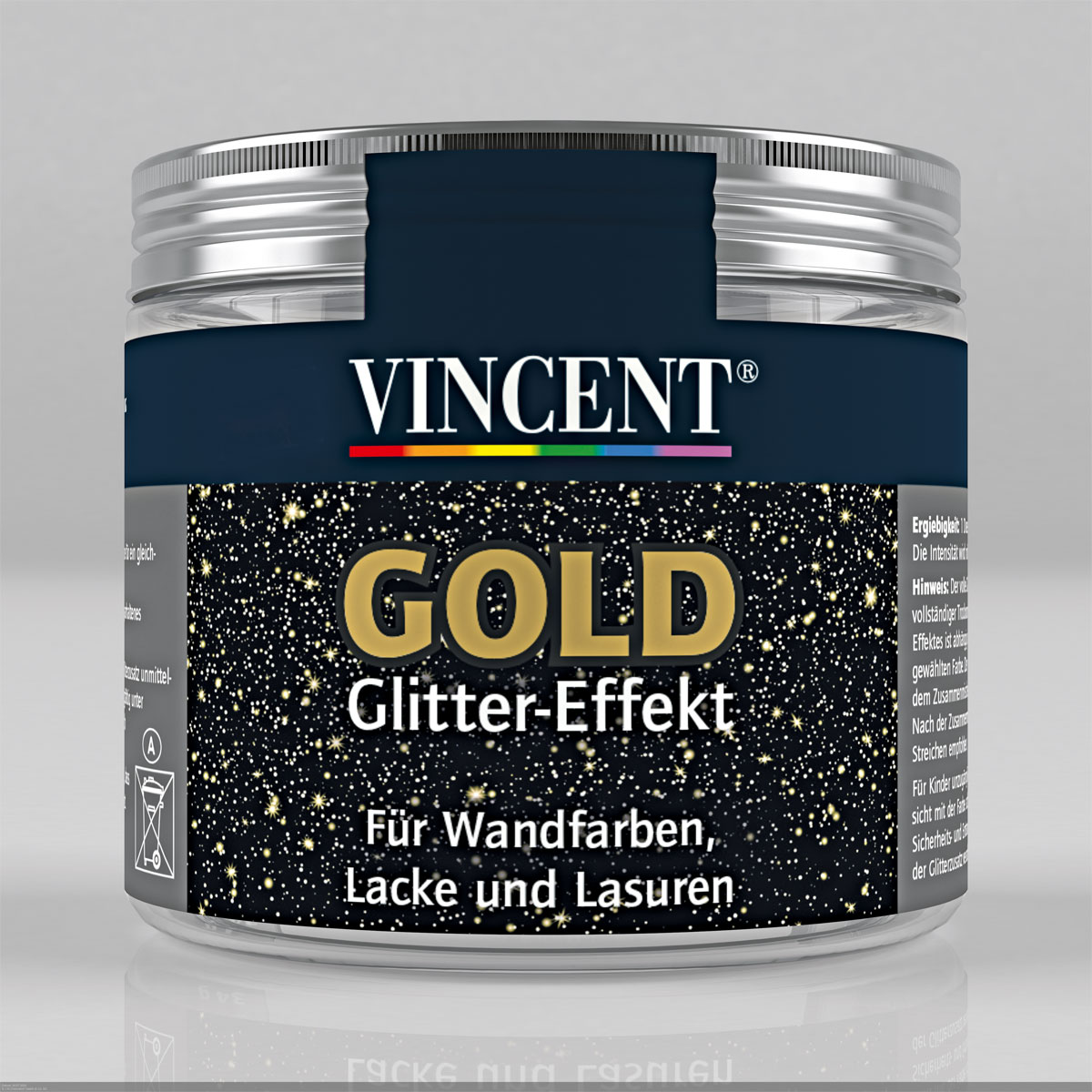 Vincent Glitter-Zusatz für Wandfarben gold 34 g