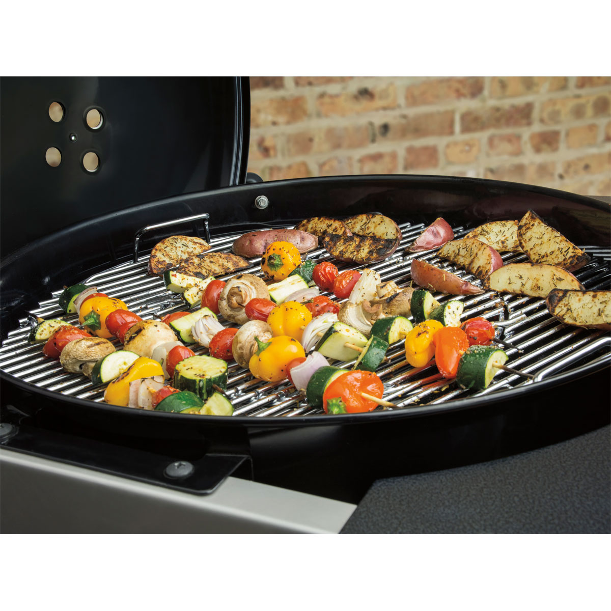 Weber Holzkohlegrill Performer Deluxe GBS 57 cm schwarz Bild 12