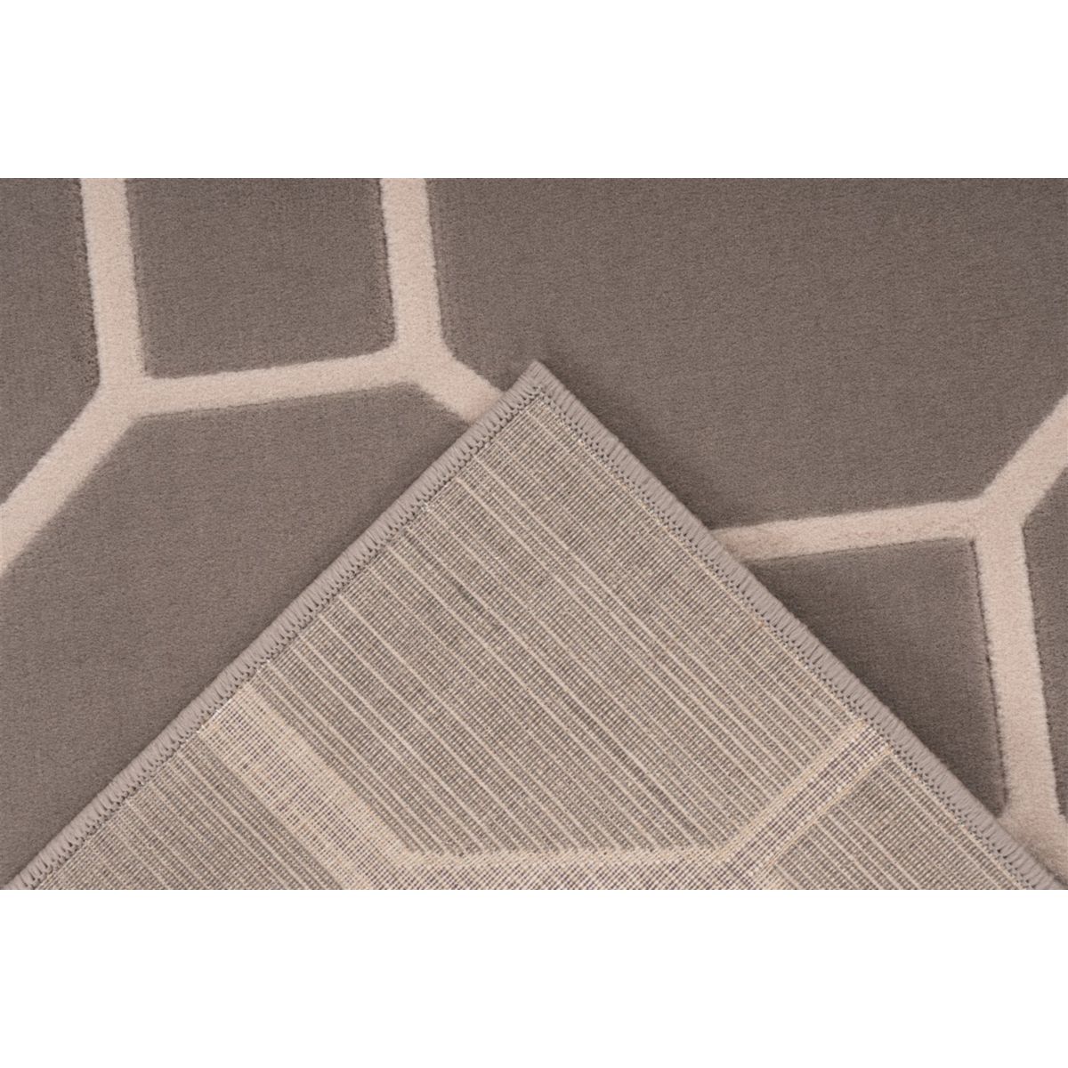 Lina 125 Taupe / Elfenbein 80cm x 325cm Bild 4