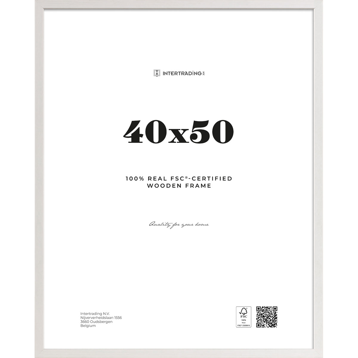 Bilderrahmen Riga 40x50 cm weiß