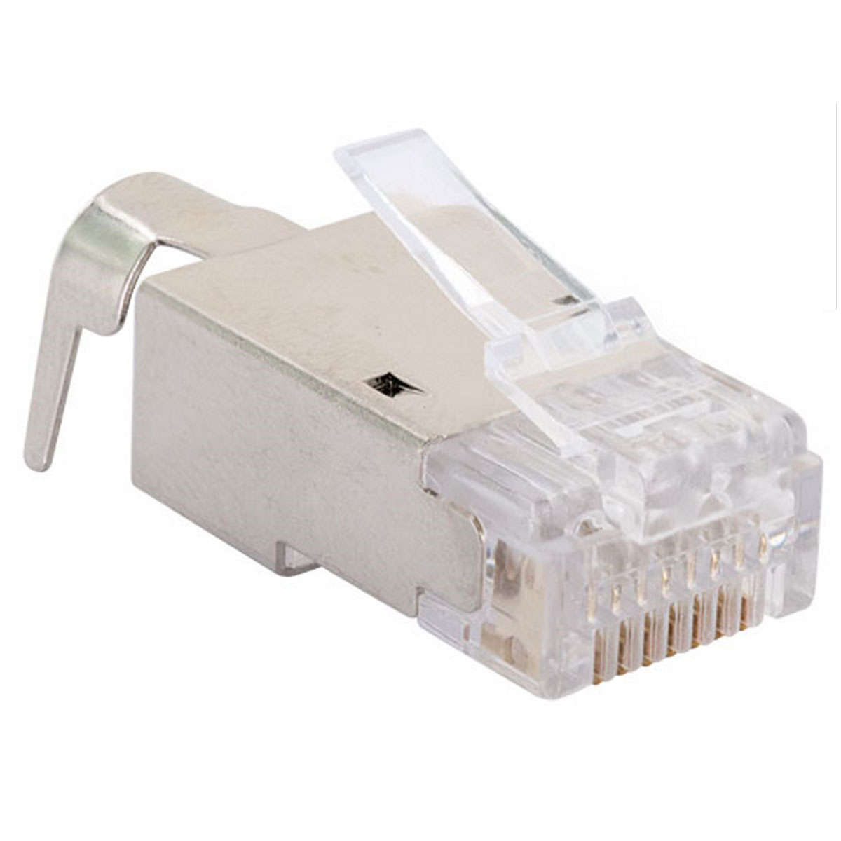 Schwaiger Netzwerkstecker CAT 6a/CAT 7 silber/grau 18 Stück Bild 3