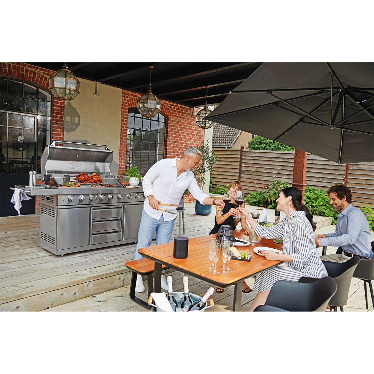 Haveson Gartentisch Montenegro 230 x 74 x 100 cm Bild 5