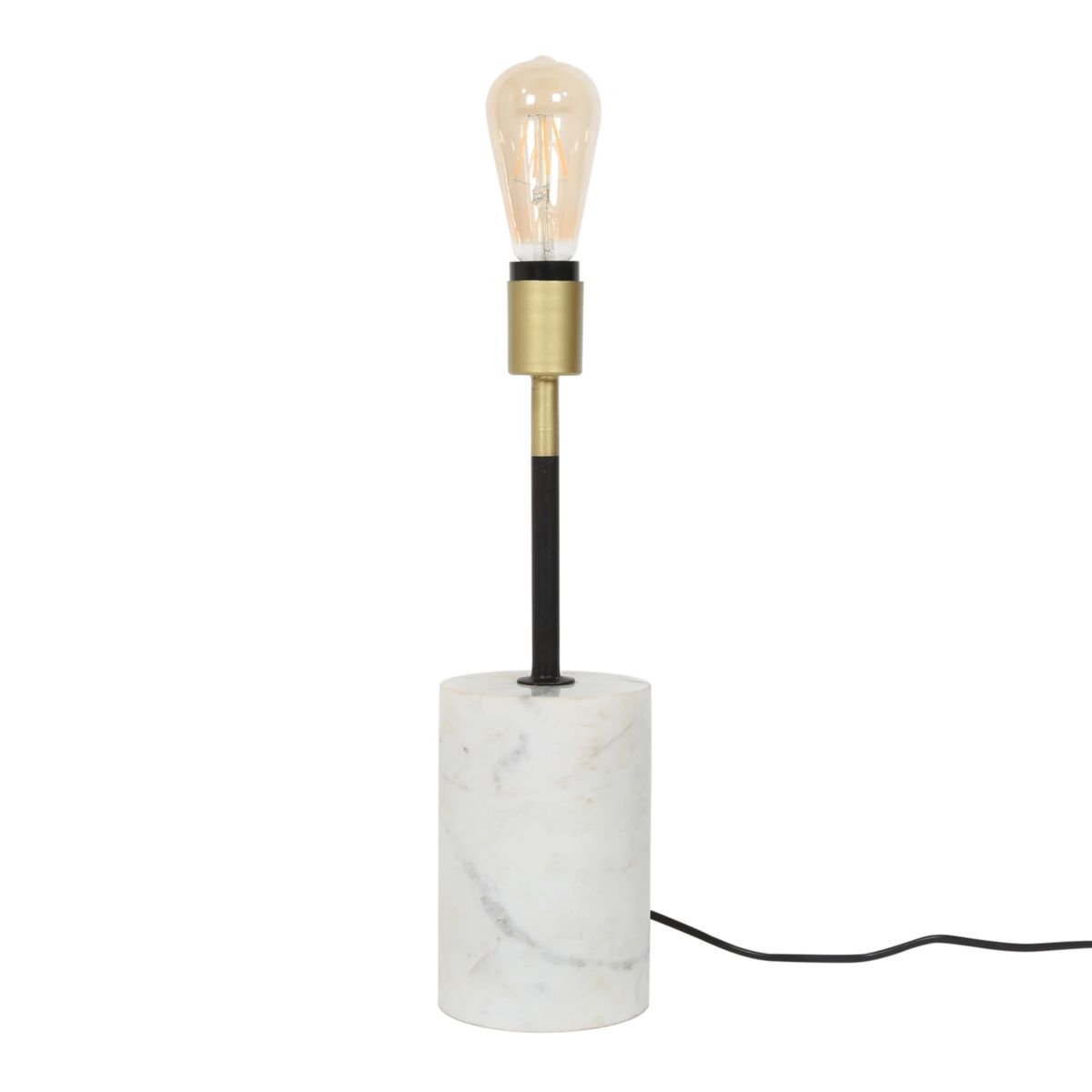 Bodenleuchte - Stehlampe Caramia 287 weiss messing schwarz