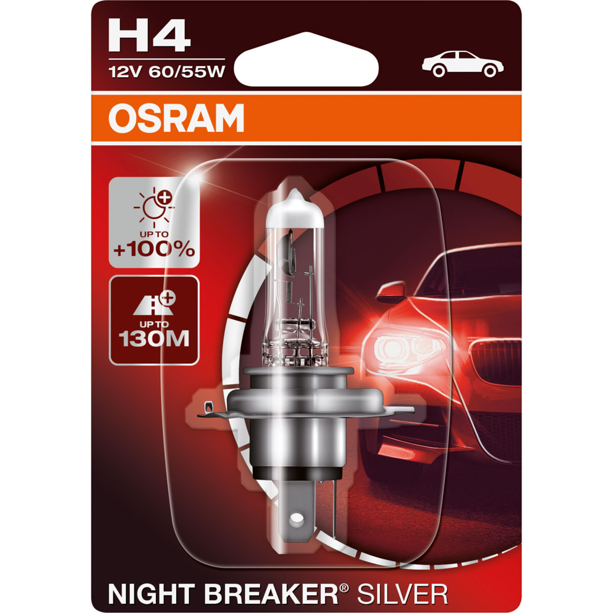 Osram  Auto Glühlampe H4 Night Breaker Silver