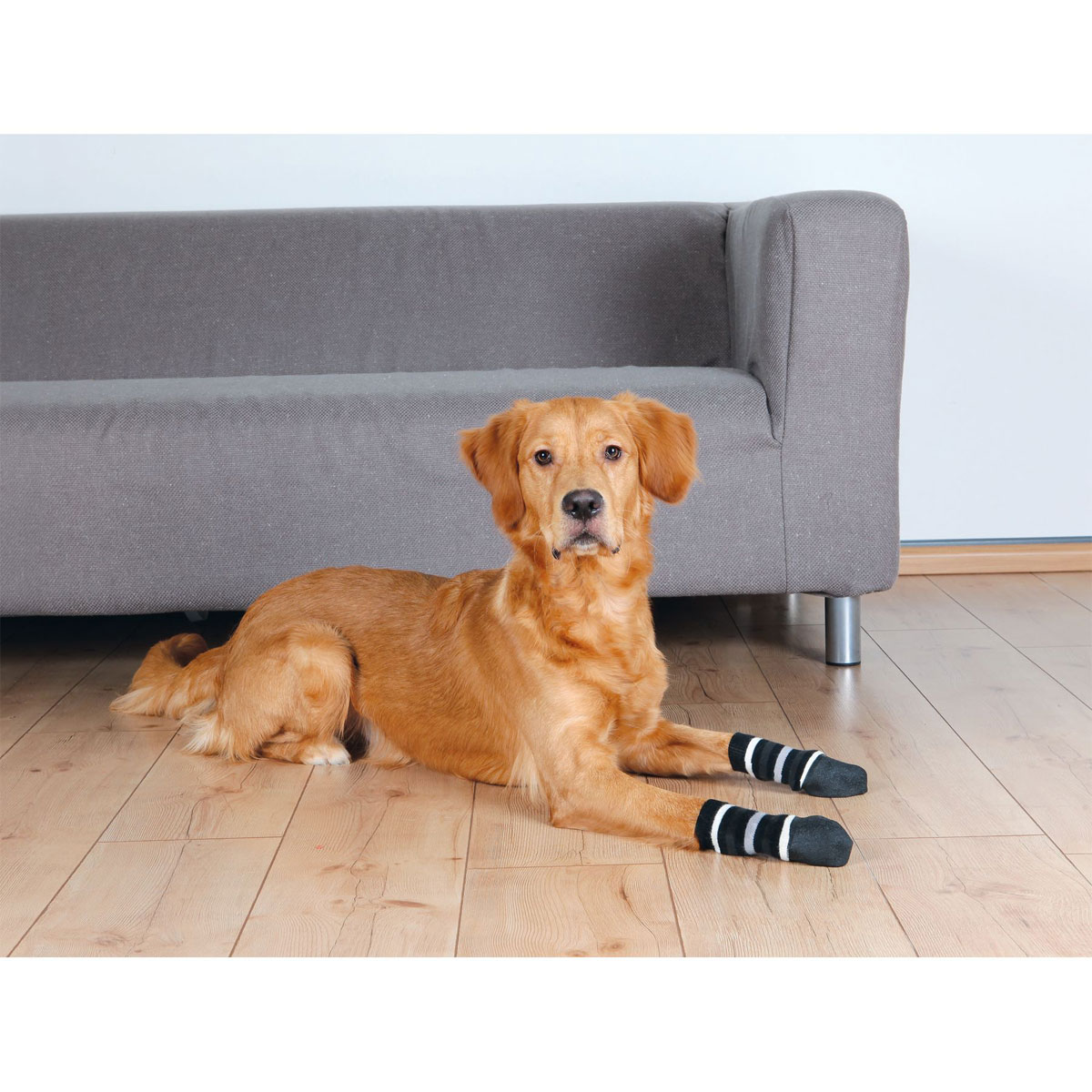 Trixie  Anti-Rutsch Hundesocken schwarz M-L